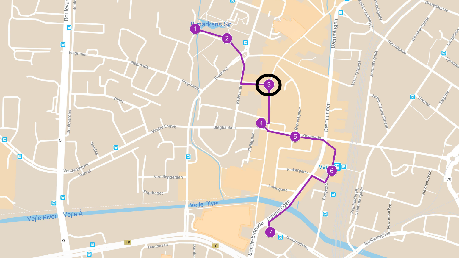 Midgårdsbrønden - kort