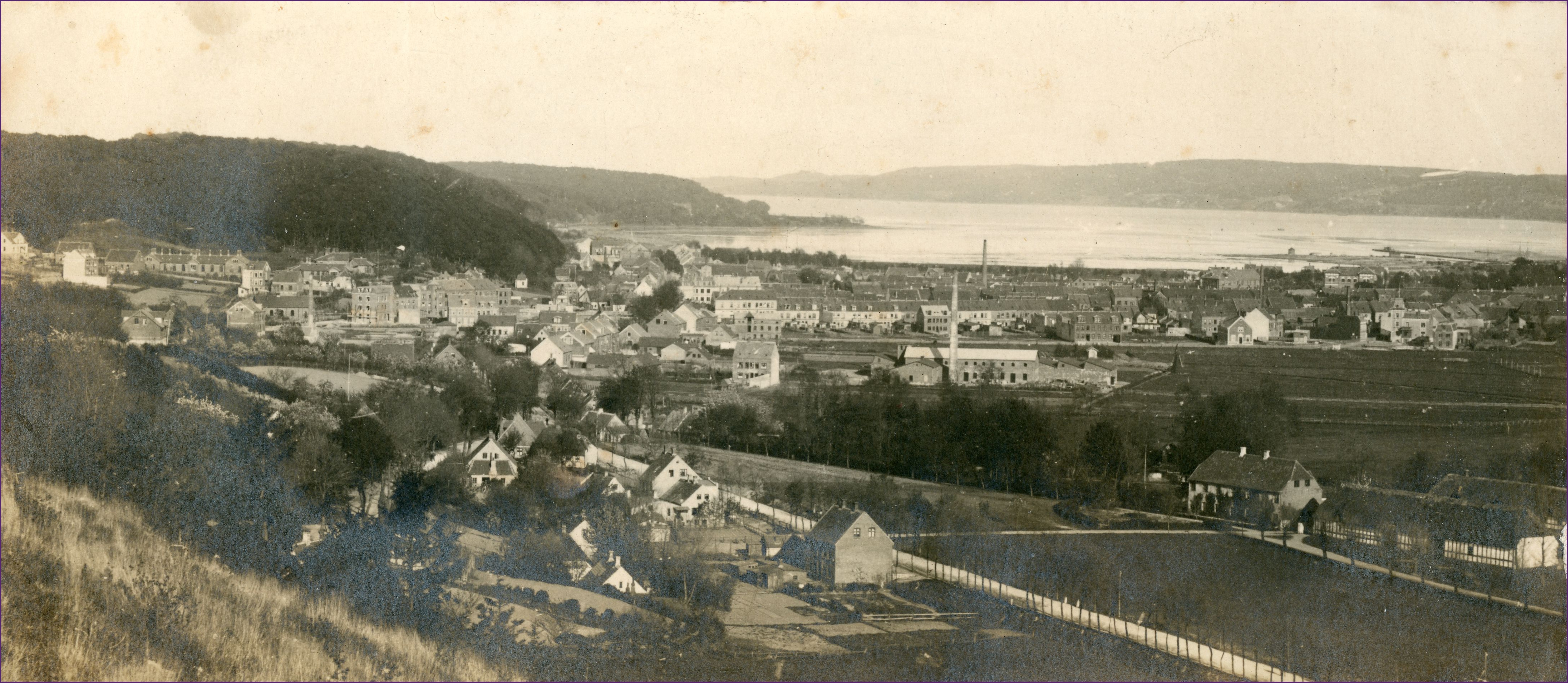 Vejle Set Fra Vest Ca. 1897
