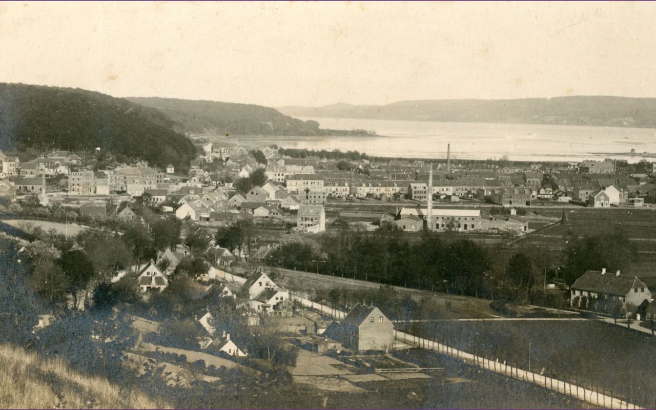 Vejle Set Fra Vest Ca. 1897