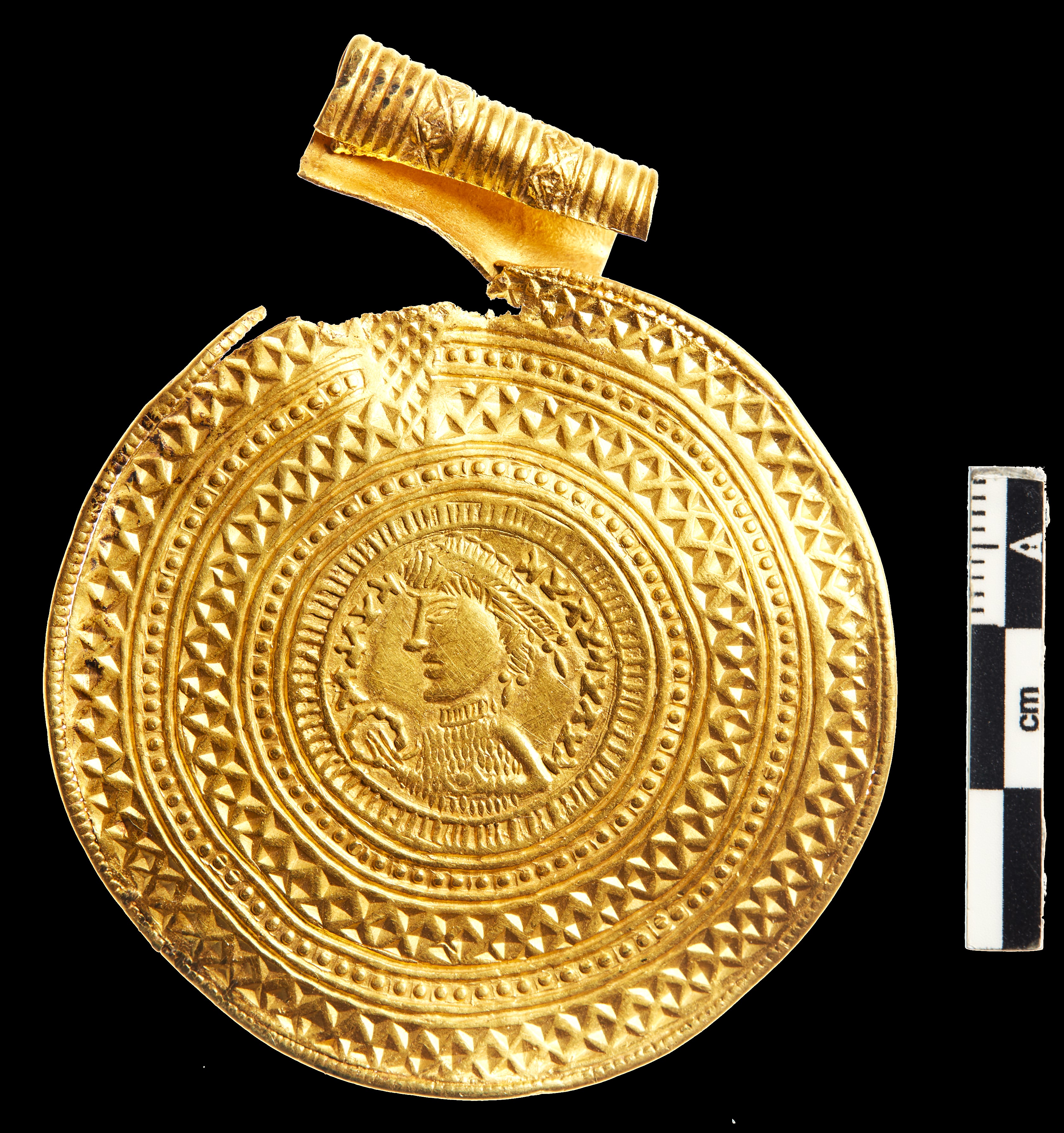 Billede af guldbrakteat