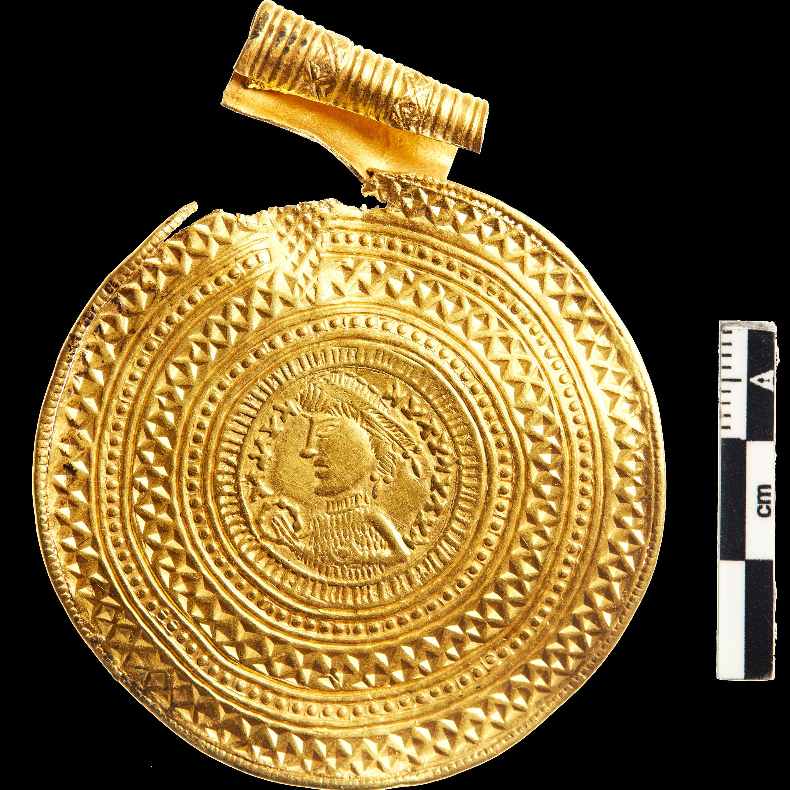 Billede af guldbrakteat