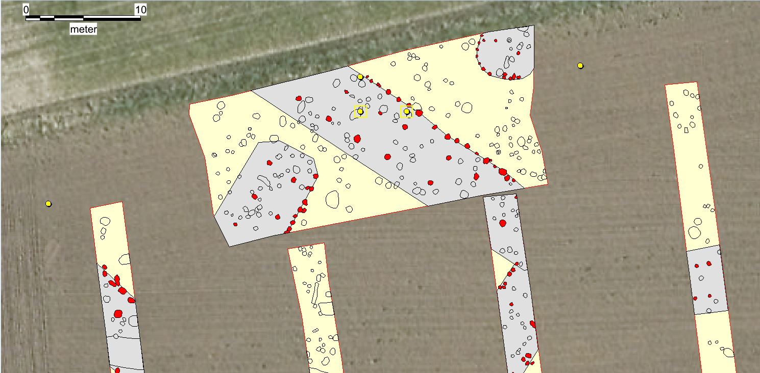 Grafik: Udgravning på fundstedet