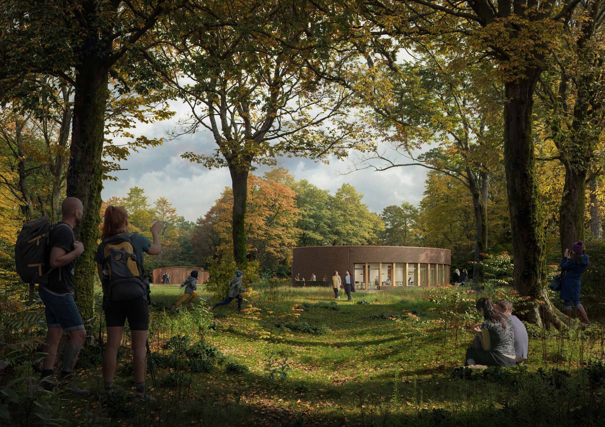 Illustration af det nye museum