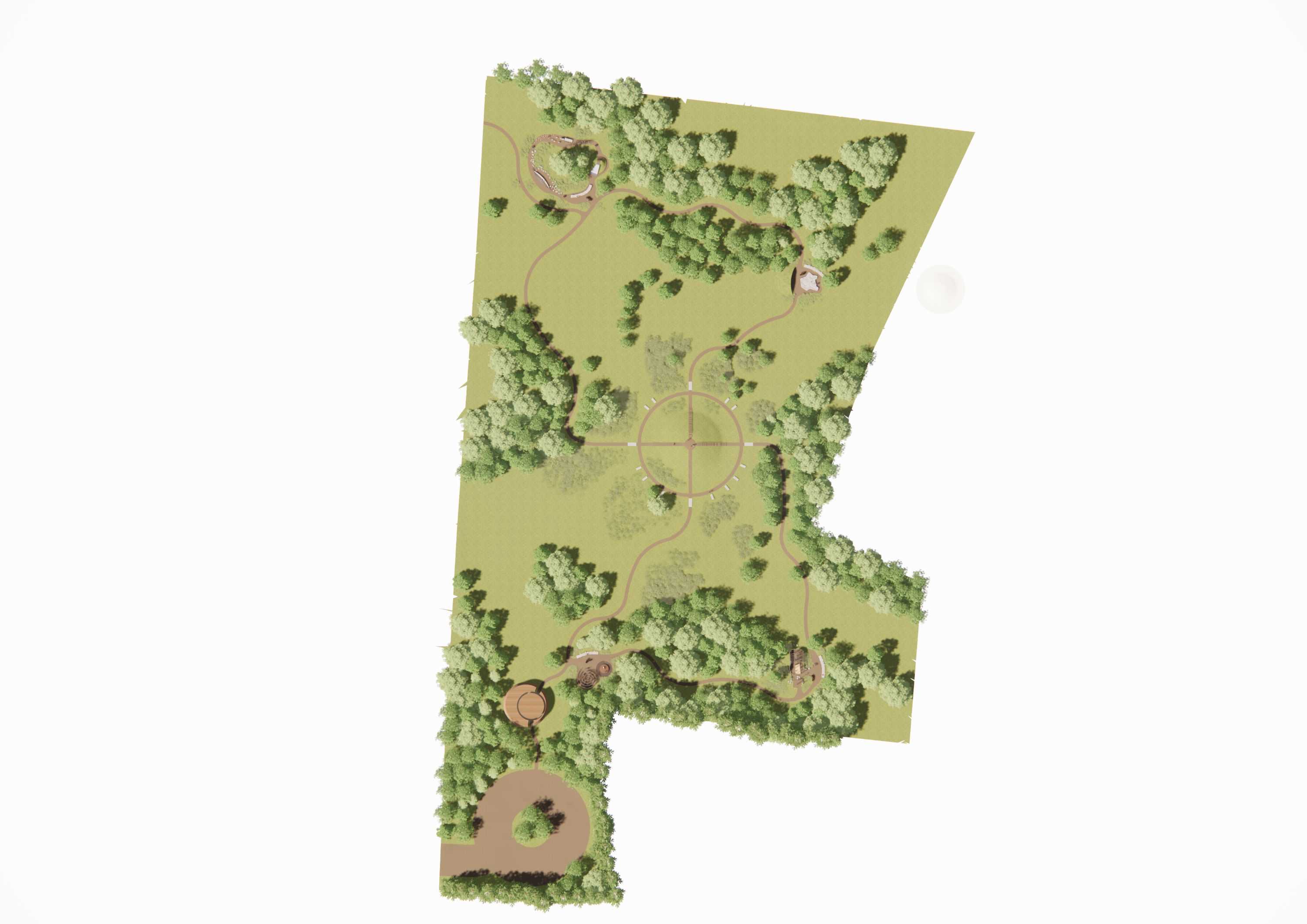 Kort over området Egtvedpigens Verden AART Visualisering