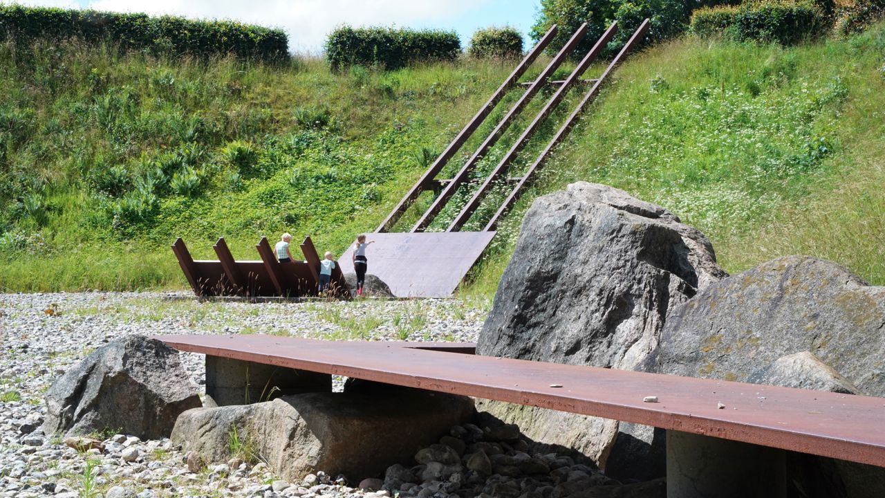 Skulptur i Tørskind grusgrav