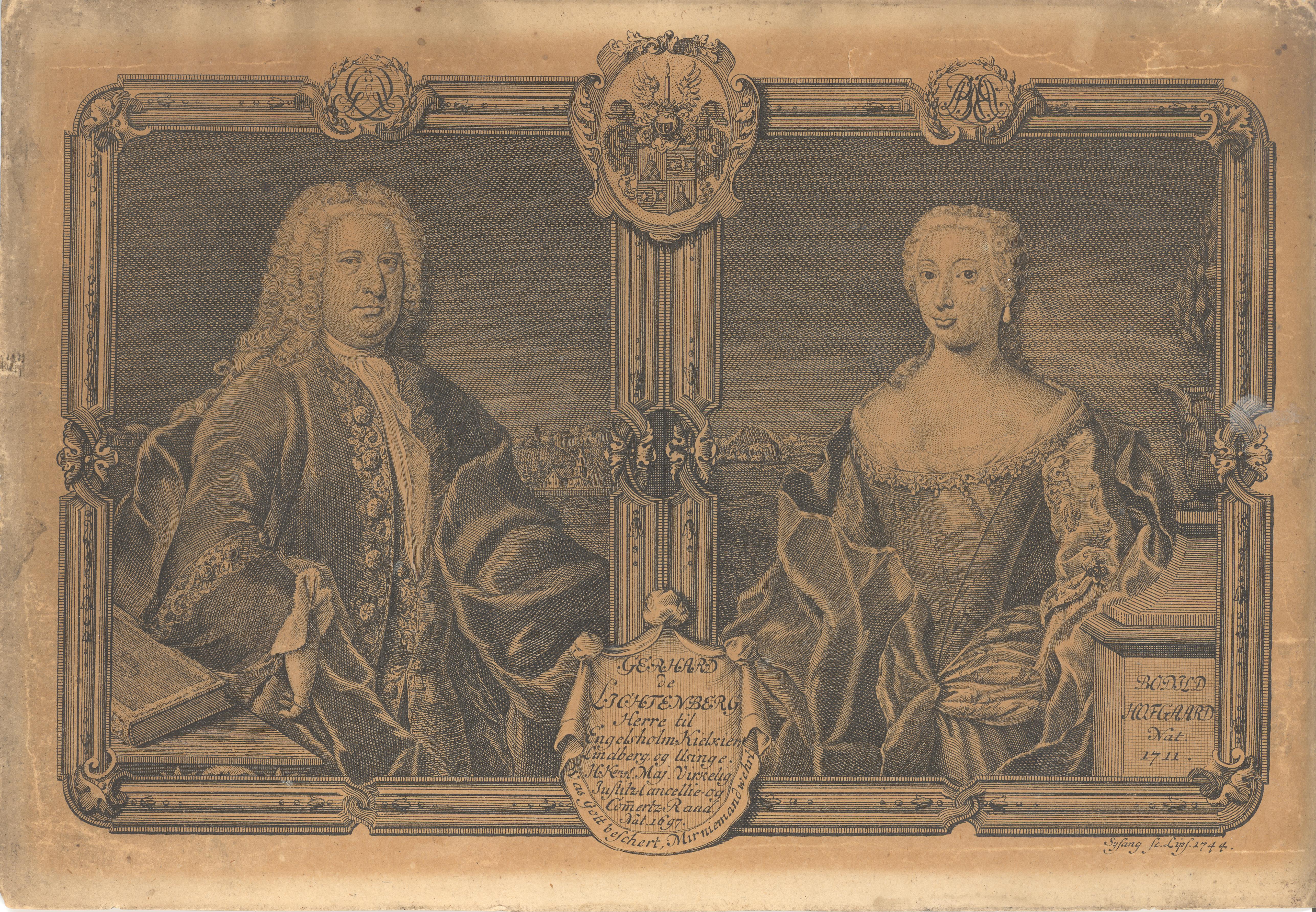 Gehrdt de Lichtenberg med Frue. Foto: Horsens Museum