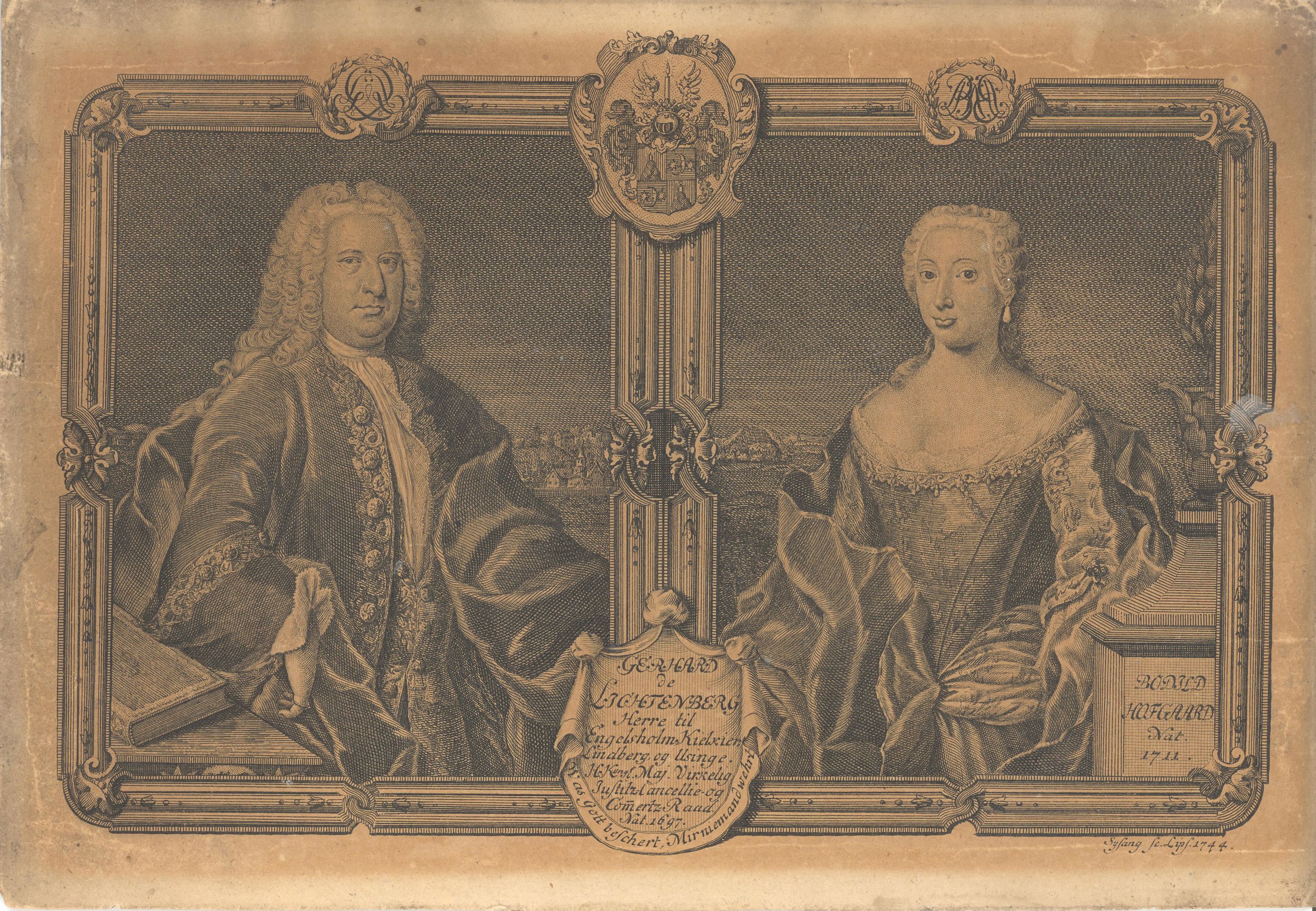 Gehrdt de Lichtenberg med Frue. Foto: Horsens Museum